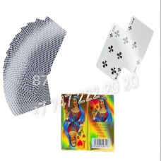 Игральные карты Дама золотистая